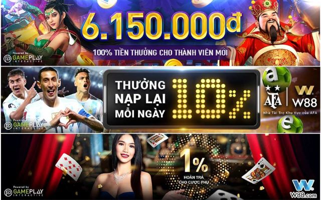 W88 - ông hoàng cá cược với nhiều khuyến mãi hấp dẫn