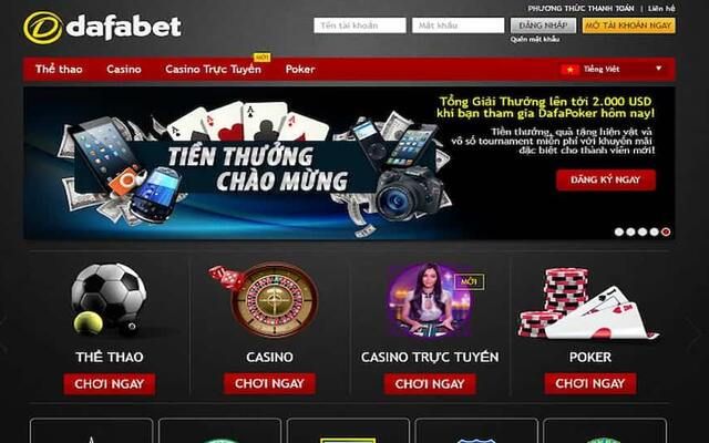 Dafabet - địa điểm cá cược lý tưởng