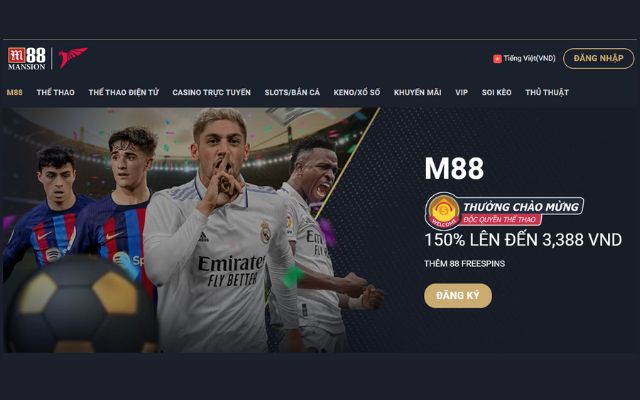 M88 hấp dẫn mọi người chơi