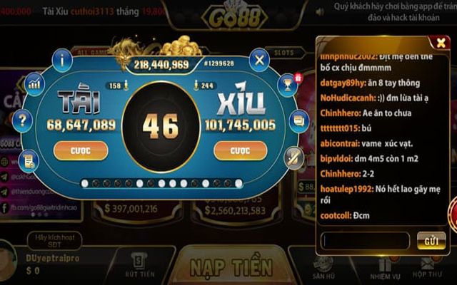 Đánh gấp thếp trong cách chơi tài xỉu trên app